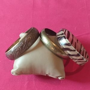 Three vintage Bangles